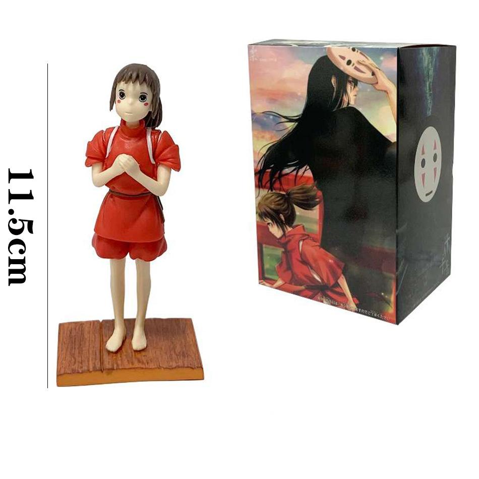 Anime La Città Incantata Senza Faccia Modello Azione Maschile in PVC Set Personaggio di Hayao Miyazaki Giocattolo Regalo