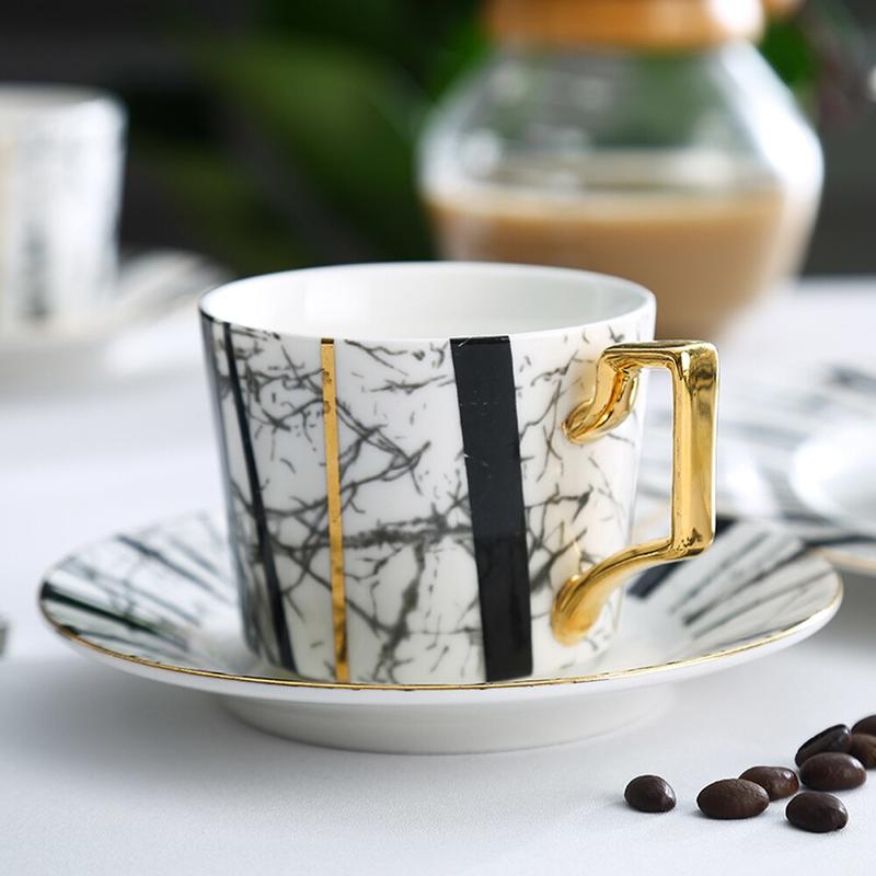 Ceramic Coffee Cups Tea Services Home Cups With Water High Quality Bone Tea Cups Sets Coffee Cups Tea Services Ceramic Cups Spoons