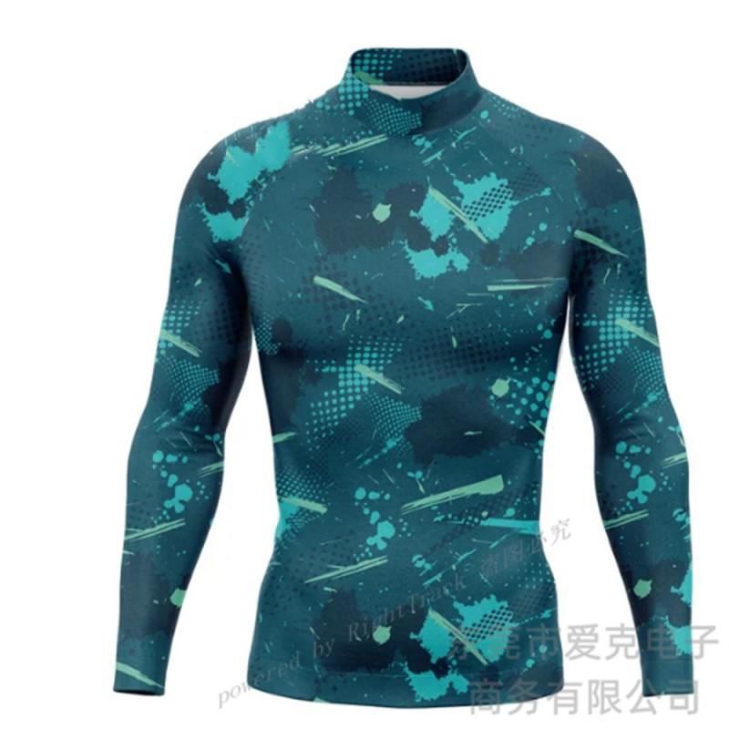 Surfing Suit Diving Top Men's Sunscreen Split Long-sleeved Swimming Snorkeling Quick-drying