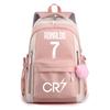 Large Capacity Schoolbag with Shoulder Strap; Student Three-piece Pencil Case Set