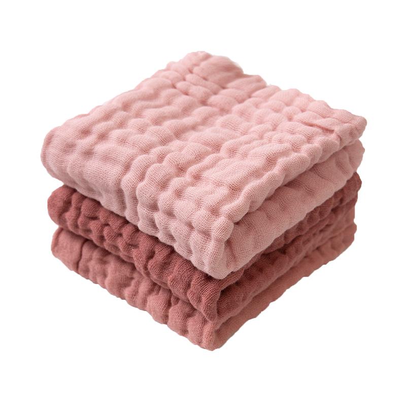 Six-Layer Gauze Newborn Baby Washcloth 30x30 Cm - Class A Drool Towel