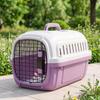 Hard-Sided Pet Carrier Ventilated with Litter Tray Protected Cat
