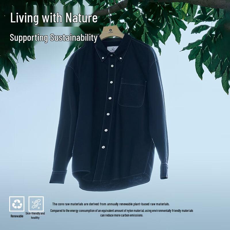 Men's Navegantes All-Cotton Long Sleeve Loose Fit Shirt