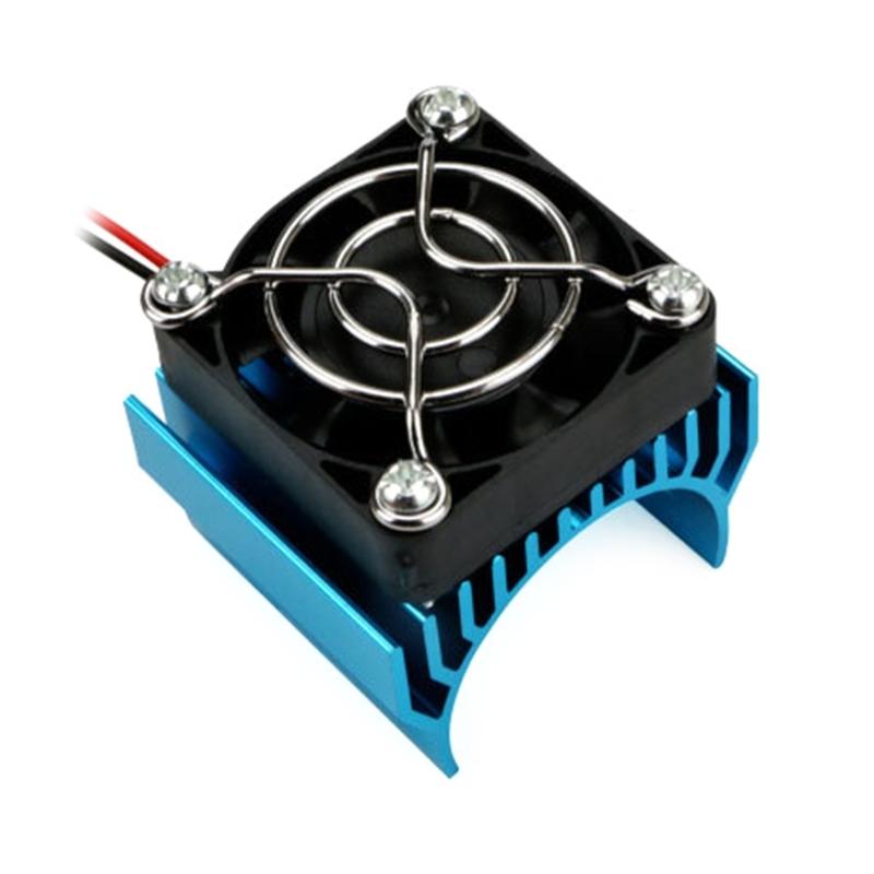 RC Electric Motor Heat Sink, Engine Motor Heatsink, RC Motor Heatsink with 5v Cooling Fan for 540 550 3650 Size Motor