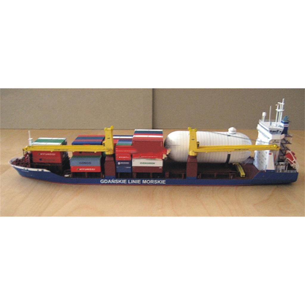 Maßstab 1/400 Polnisches Danzig Papier Frachtschiff Modell Für Diorama Modell Ornament Ausstellung Unmontierter Bausatz DIY Handgemachtes Spielzeug Puzzles