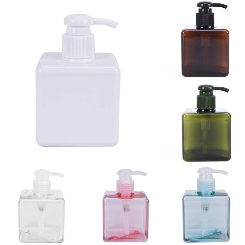 250 ml Lotion Flasche Quadratische leere Plastikflasche Shampoo Gesicht waschen Flasche