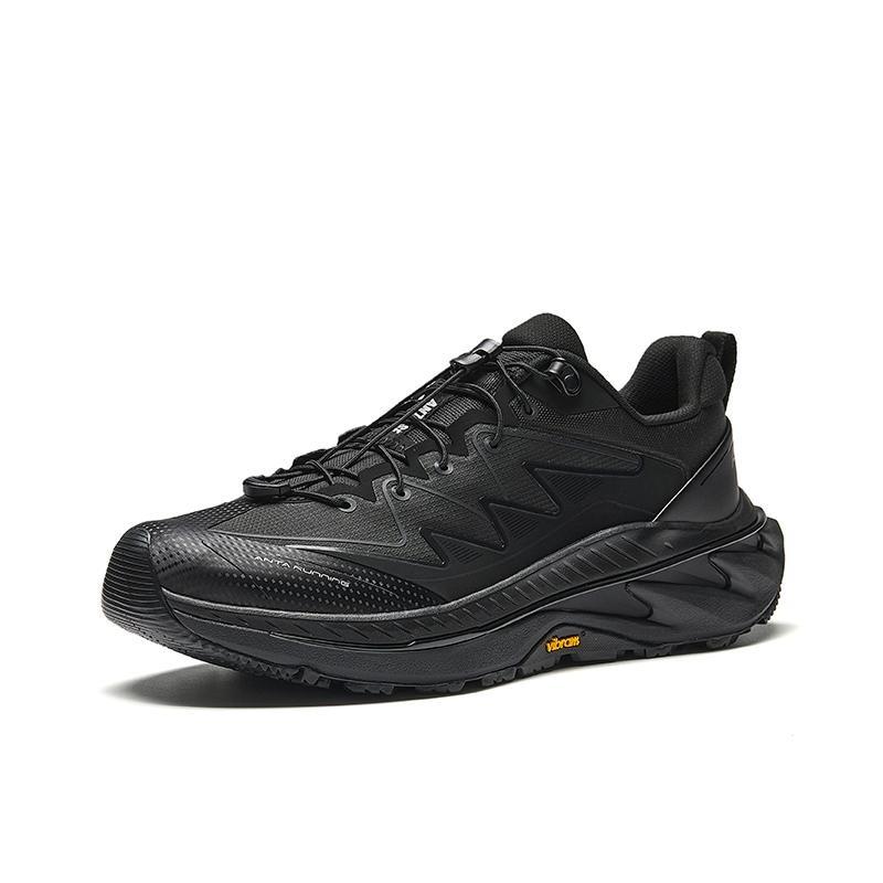 Anta Wild Explore Pro men low-top casual running shoes basic black 912525589-3