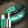Pearlescent Lip Gloss Lipstick Shining Enchanting Lip Glaze Lasting Ball Party Green Purple