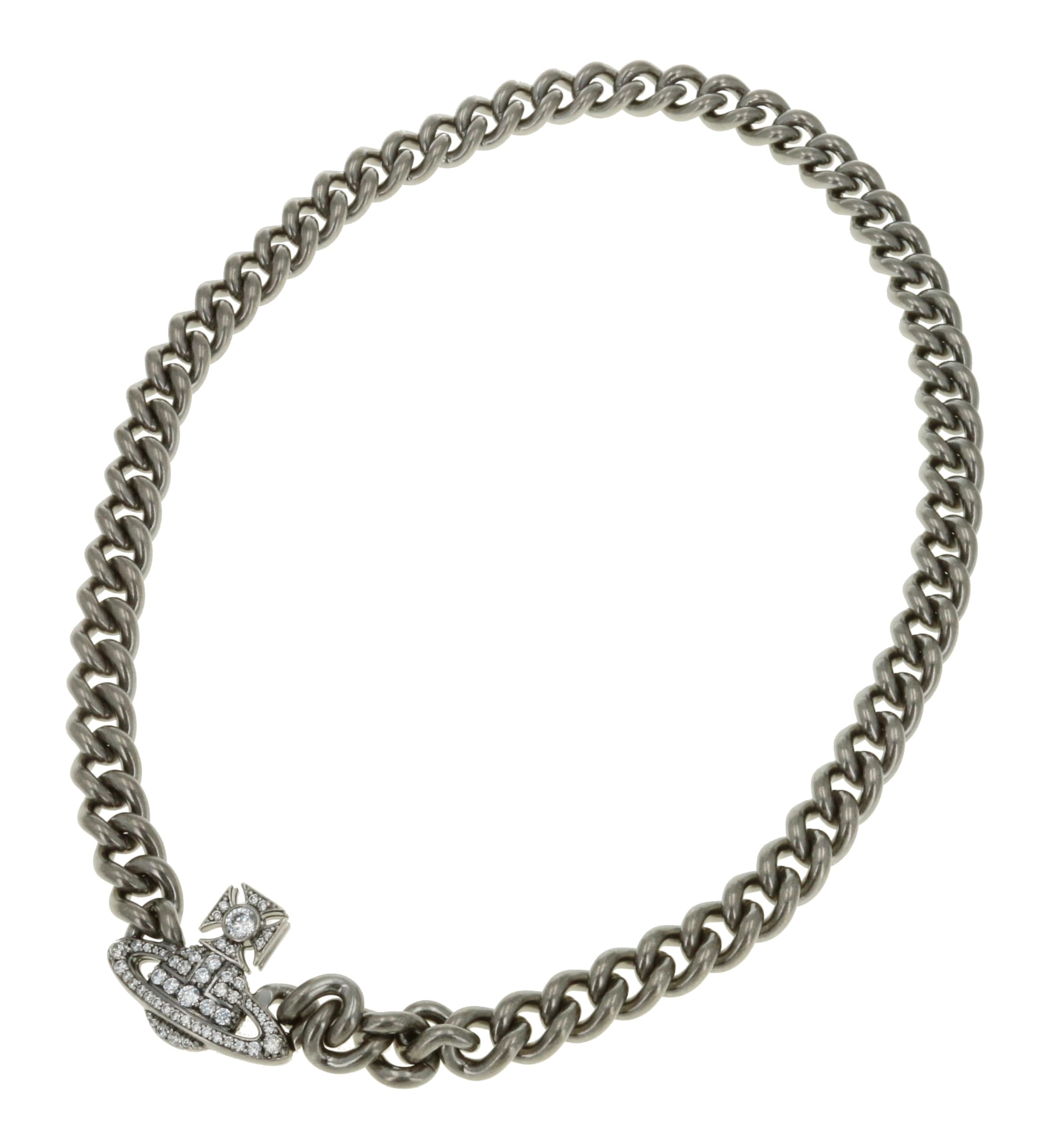 

Vivienne Westwood GRAZIELLA Necklace Brass Men s MAN. 6301010C/02Q007 [Used] чорний