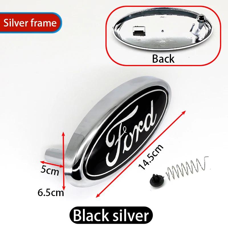 Car Front Grille Logo Hood Logo Badge Trunk Auto Accessories For Ford Focus mk2 mk3 Fiesta mk7 Ranger Mondeo mk4 S-MAX Kuga 9 10