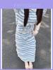 Lolita Style Knit Set With Overtheknee Skirt For Summer Casual Womens Fashion