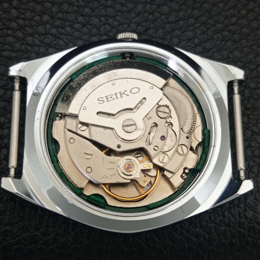 JAPAN VINTAGE REFURBISHED SEIKO 5 AUTOMATIC 6309A MENS WHITE WATCH a442594-1