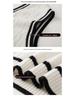 Men's College-Style 100% Wool Knitted Vest, Autumn/Winter Cable Knit, Contrasting Colors, Thickened Sleeveless Design