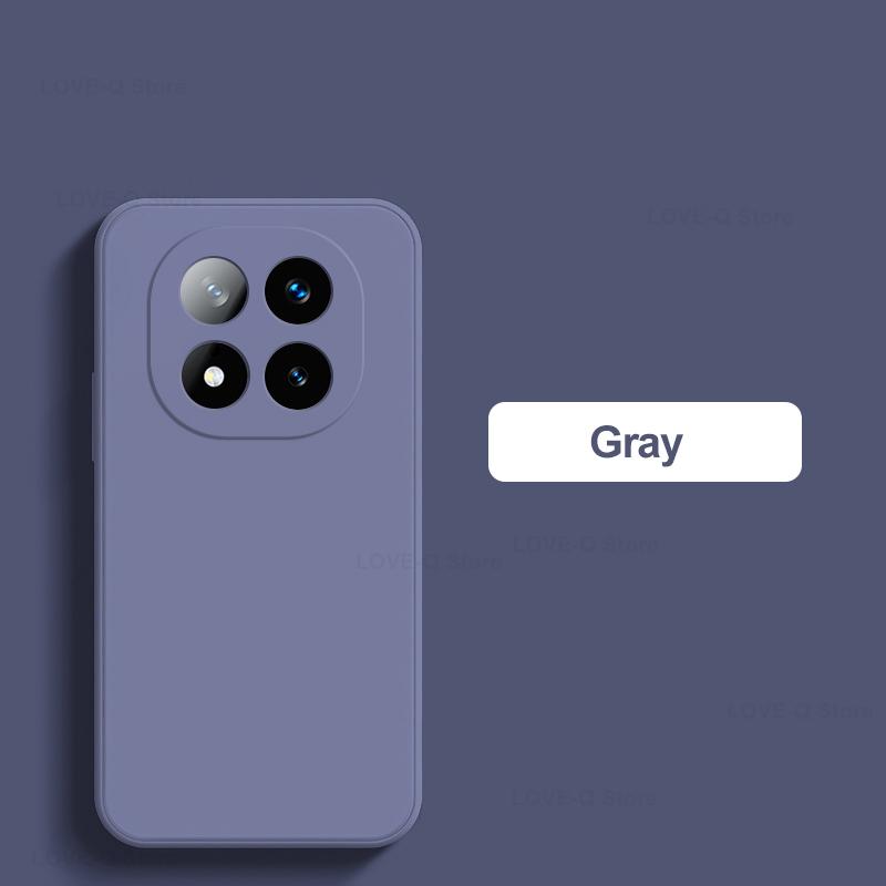 For Redmi Note 14 Pro Plus 5G Case Luxury Liquid Silicone Phone Case For Xiaomi Redmi Note 14 Note14 Pro Plus Shockproof Soft Cover