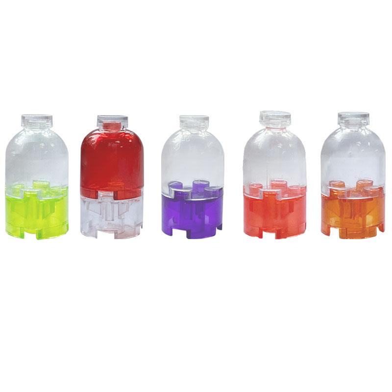 MOC City Scene Building Blocks Food Accessories Vegetable Fruit Shopping Cart Wine Bottle Toy