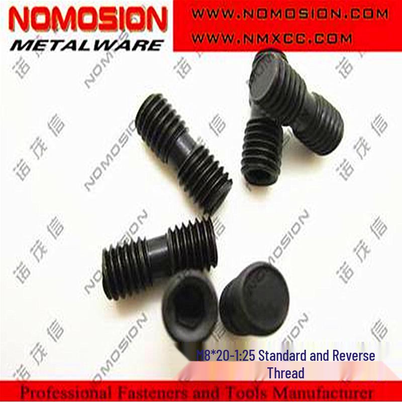 12.9 CNC Inner Hexagon Pressure Plate Disc with Double-Ended M8 Screws (1.25mm x 20mm, 1.0mm x 16mm)