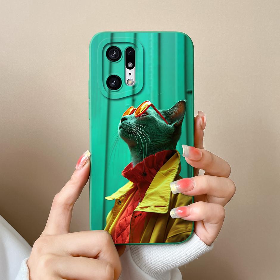 Case For Oppo Find X5 Pro Creative Graffiti Cartoon Astronaut Silicone Soft TPU Shockproof Cover For OppoFindX5 FindX5Pro Fundas