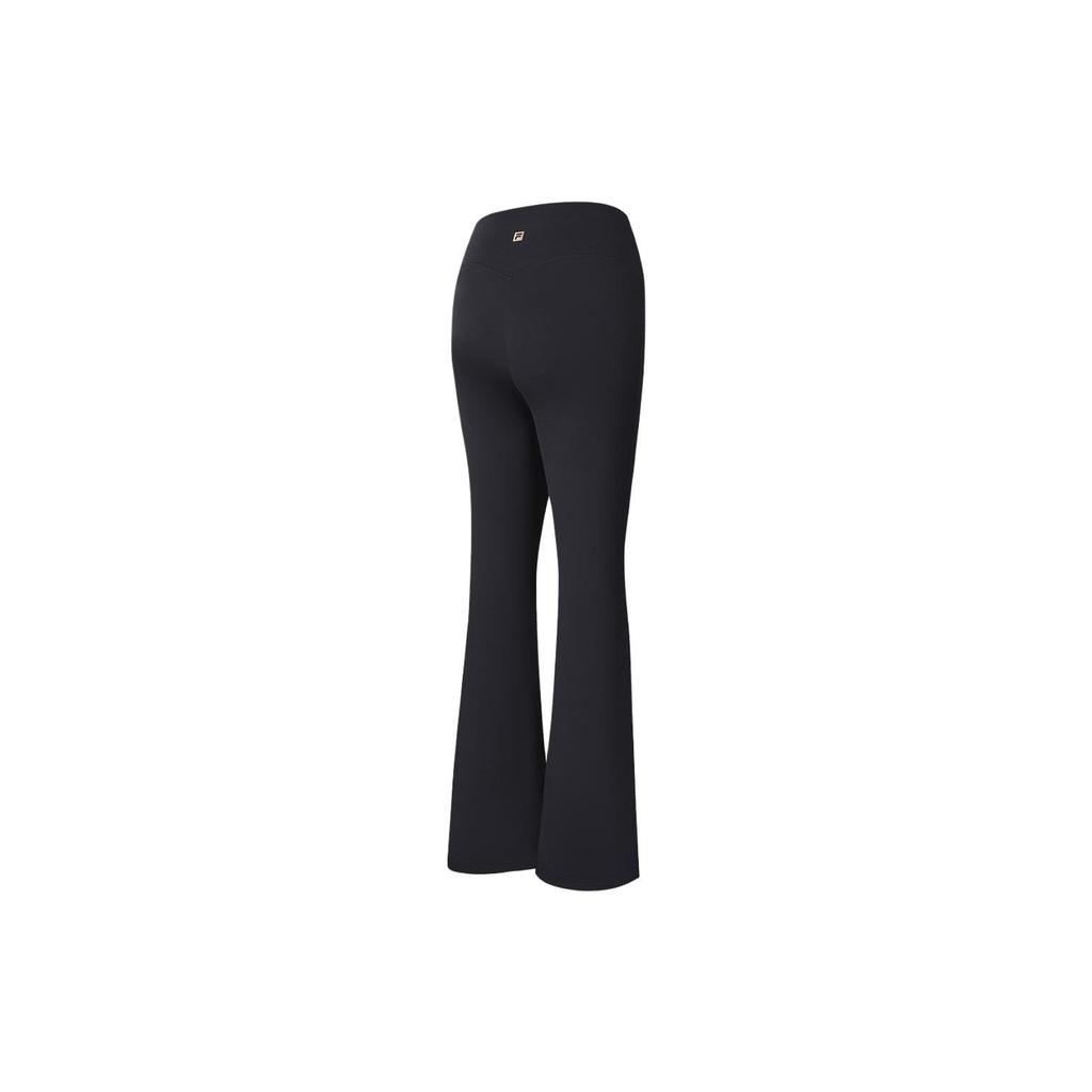 Fila Solid Color Flared Fitness Leggings Women Leggings Royal-Blue A11W341604F-NV