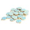 26pcs / Bag   English Letter Pendant Metal Round Pendant for Jewelry Making Craft