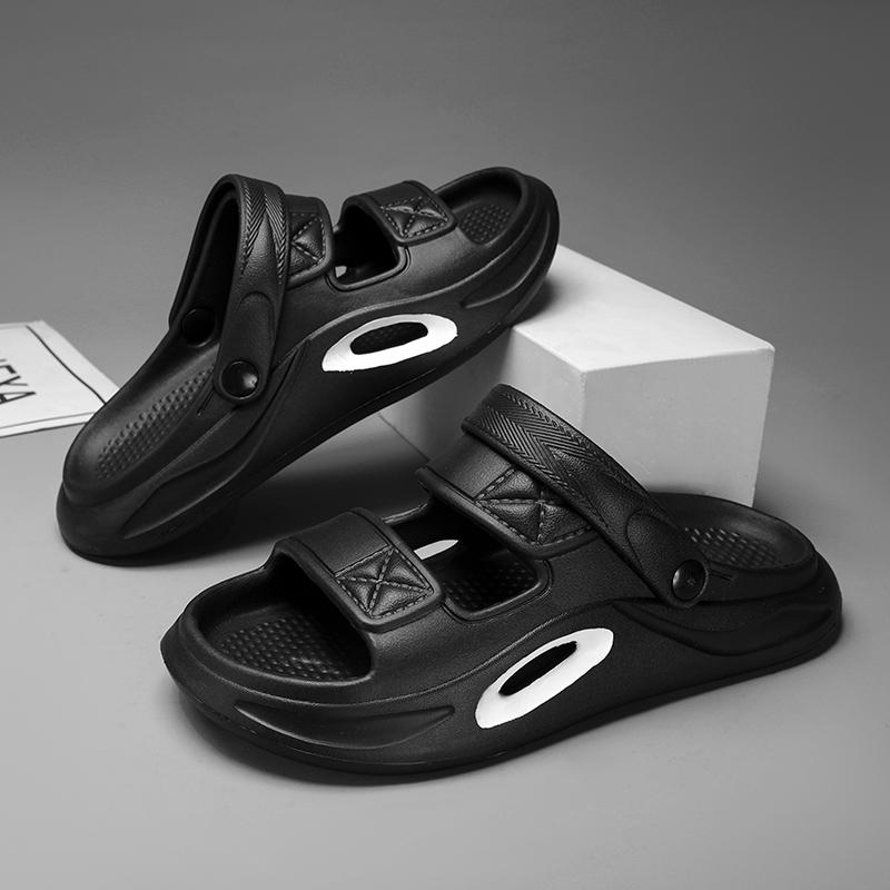 Fashion Men's Outdoor Wear Anti-Slip Home Use Bathing Soft Bottom Wear-Resistant Sports Dual-Purpose Driving Beach Sandals