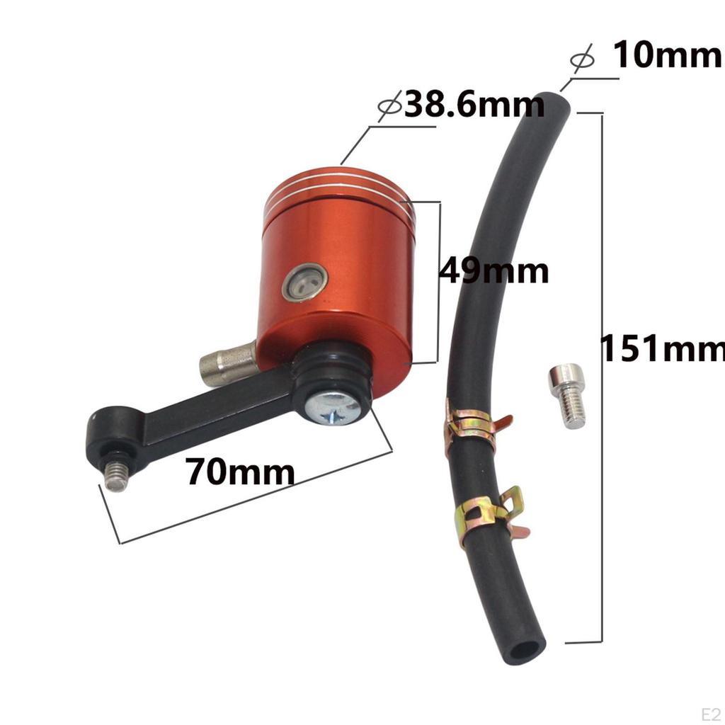 CNC Aluminum Motorcycle Brake Fluid Reservoir Oil Tank Cup Accessories Supplies Motorcycles