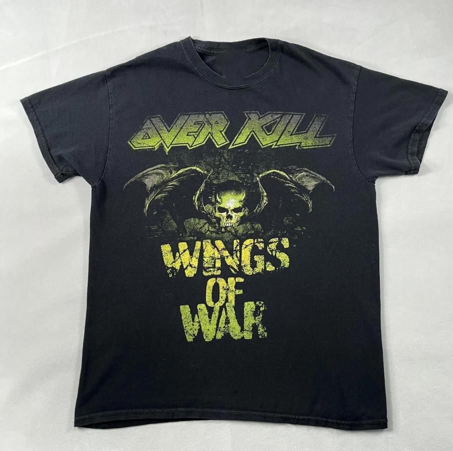 Band Overkill Wings of War Unisex T-Shirt All Size S-5XL RS291 S