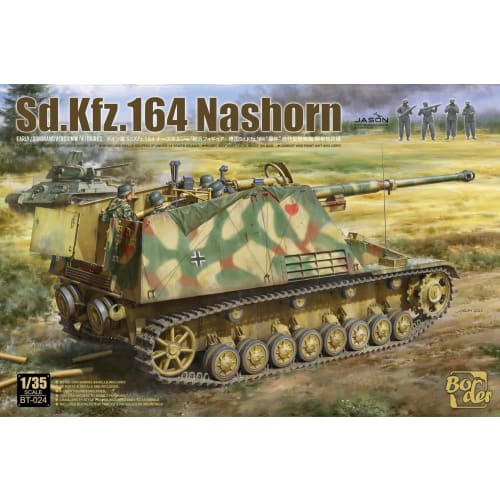 Border Model 1/35 German Sd.Kfz.164 Nashorn Plastic Model BT024