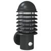 VidaXL Outdoor Wall Light with Sensor Black Stainless Steel, Outdoor Wall Lighting, Garden Wall Lamp, 4006254