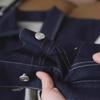 Retro Contrast Color Denim Jacket for Women - Slim, Short, Lightweight Workwear for Spring and Autumn