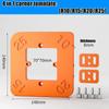 Router Corner Radius Templates Jig R10 R50 for Woodworking Curved Corners Milling Circular Radian Tool