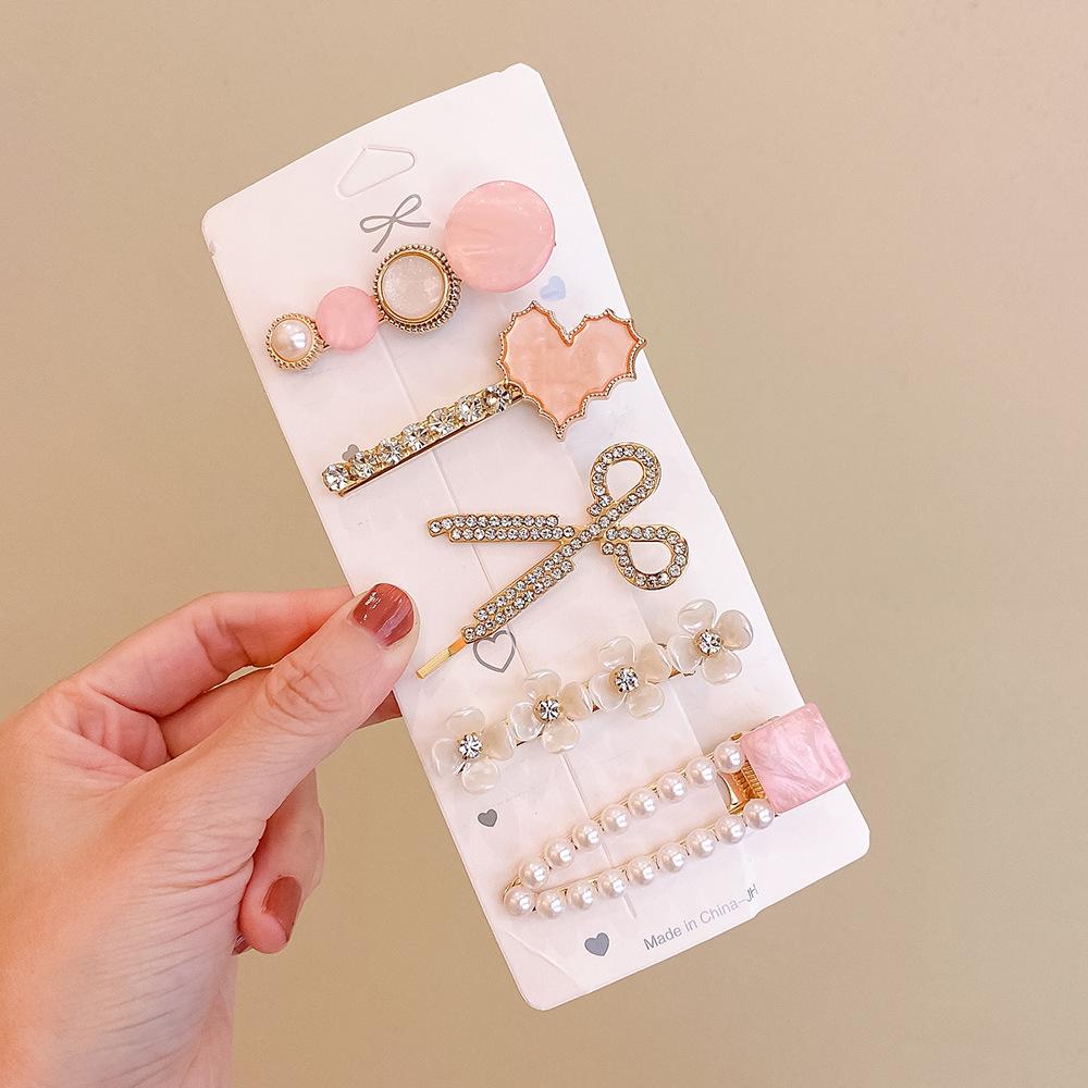 2022 Winter Korean Style Metal Hair Clip for Girls - Trendy Bangs Hairpin and Side Clip Hair Accessories