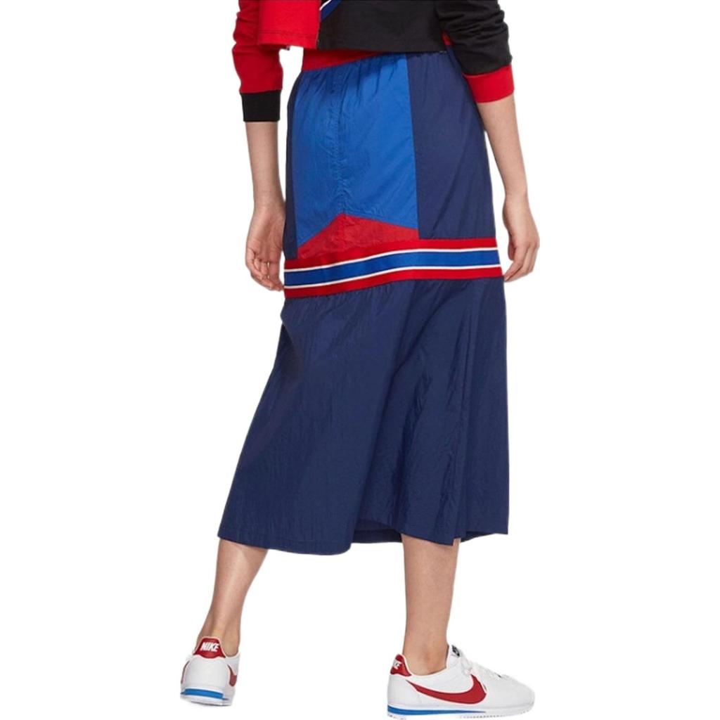 Nike Multicolor Printed Logo Sport Patchwork Casual Skirt Women Skirts BV2996-492