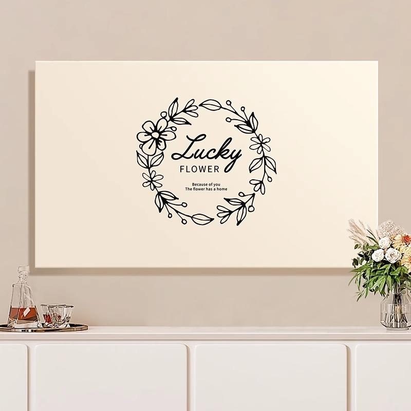 TV Hood Dust-proof Cover Towel 42 Inchs 55 Inch 50 Inchs 65 Inch Household Hanging LCD TV Cover Universal Cover