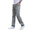 Men's Plus Size Straight Leg Loose Overalls - Wear-Resistant, Casual, Outdoor Sports Pants