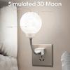 Single-Panel White USB Plug-In 3-Mode Night Light, Mood Light, DIY Night Light