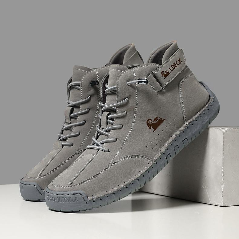2024 Nové pánské velké boty pro volný čas protiskluzové vysoké top pro volný čas sportovní obuv módní návrhářka Ručně vyráběná pánská obuv 38-48