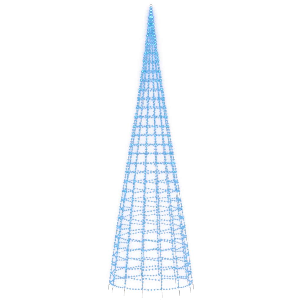 LED Christmas Tree 3000 LEDs Blue 800 cm