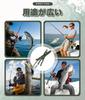 Fish Fish Fish Alligator Strong Lightweight Fish Grip with Fishing Gear Catcher, Grip, Grabber, Grip, Hold, Non-Slip, Aluminum, Tooth-Shaped Design,