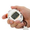 CASIO Stopwatch with Lap Time and Split Time Dual 5 ATM Water Operation Sound Mute Measurement, Memory, Resistance, Switch, White, HS-70W-8JH