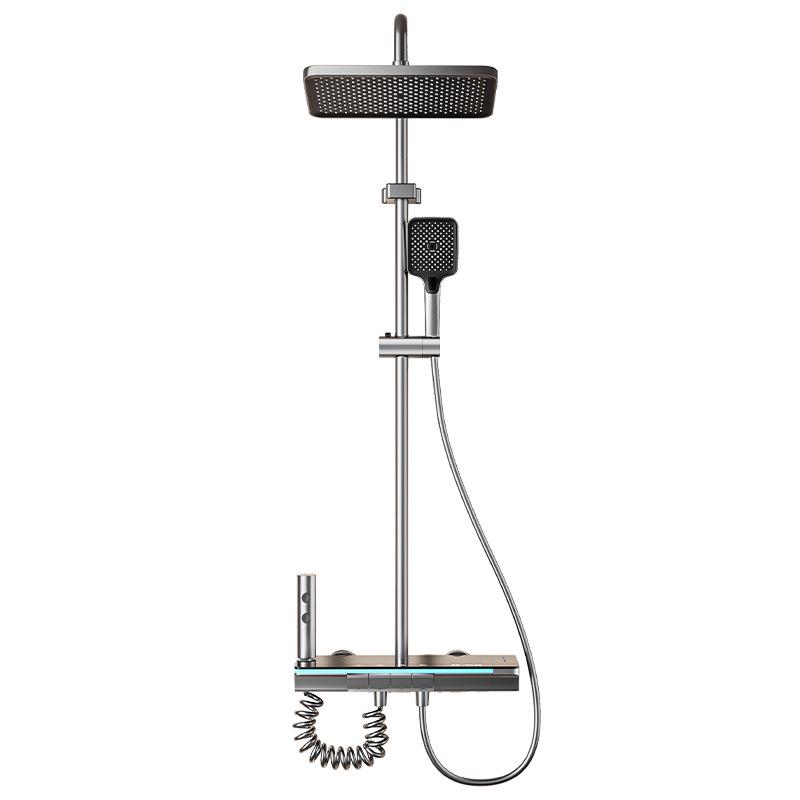 Complete Smart Thermostatic Shower Head Set - Pressurized and Multifunctional