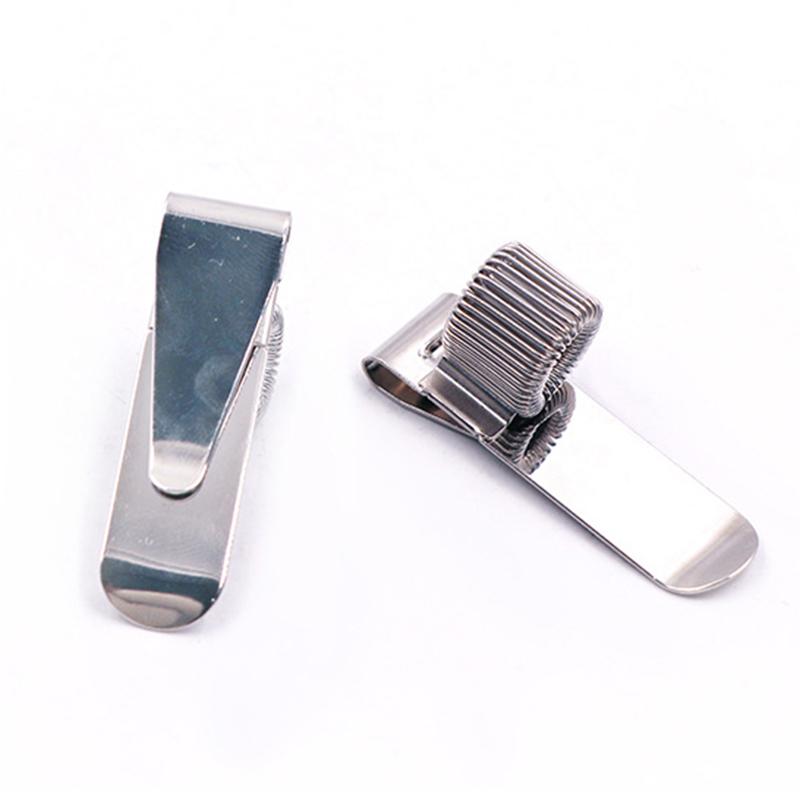 Cep Klipsli Tek Delikli Metal Yaylı Kalemlik Yaylı Döngü Doktor Hemşire Üniforması Kalemlik Defter Metal Kalem Klipsi