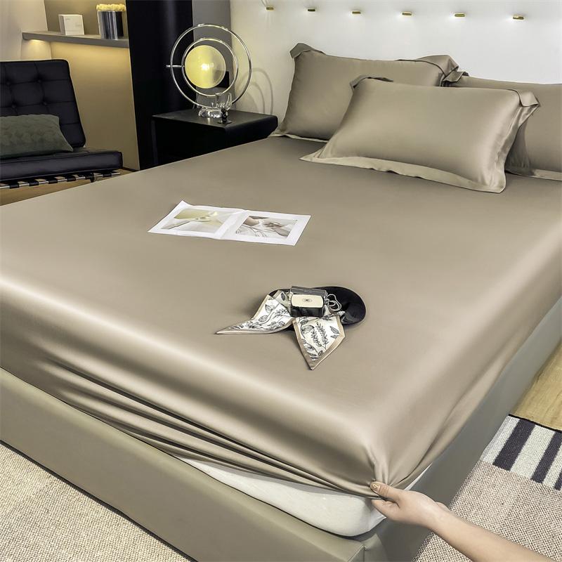 

Натуральный шелк тутового дерева Простыня на резинке Чехол для матраса Размер Queen King Индивидуальный размер Роскошное постельное белье из шелка высокого класса 160x200x25cm