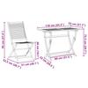 Garden Dining Set 5 pcs Brown Solid Acacia Wood