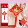 Chinese Knot Hanging Ornament Luxurious Fabric Material For Festive Celebrations