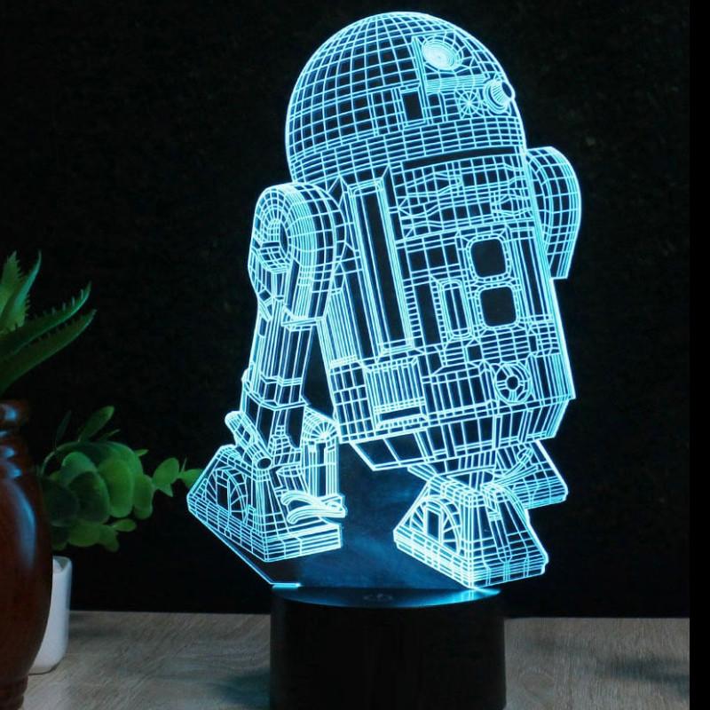 3d Night Element Light Led Lamp Bedroom Decoration Creativity Gift