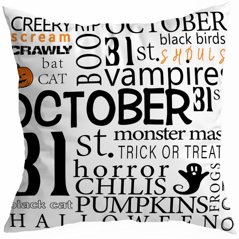 

Хэллоуин ужасы тыква ведьма луна декоративный узор наволочка для спальни, гостиной, дивана, кинотеатра, автомобиля наволочка 40x40cm