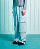 THE COLDEST MOMENT Tcm Pigment Multi Cargo Sweat Pants (Light Gray)