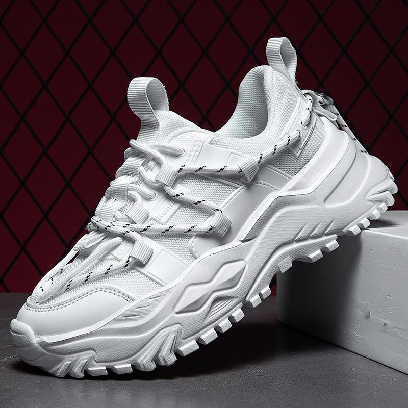 

Осенние женские мужские кроссовки на массивной дышащей платформе, мужская обувь для увеличения роста, модные повседневные zapatillas с амортизацией, теннисные туфли 37