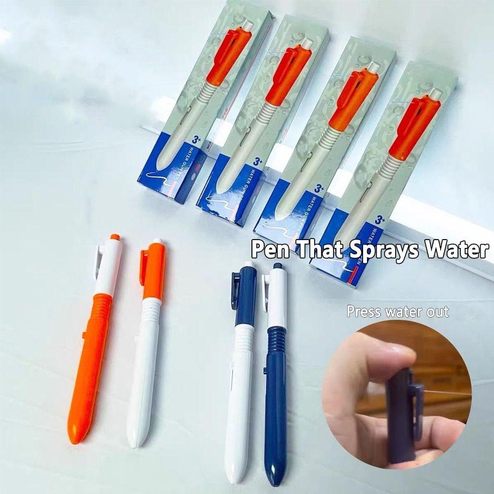 School Supplies Fun Water Pen Cartoon Pen That Sprays Water New Prank Retractable Pens