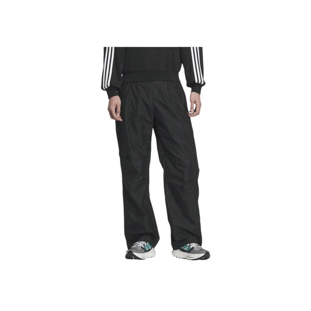 Adidas Originals X Ordinary People Collaboration FW24 Color Block Striped Logo Fashion Versatile Comfortable Sports Pants Men Pants Black JN5827